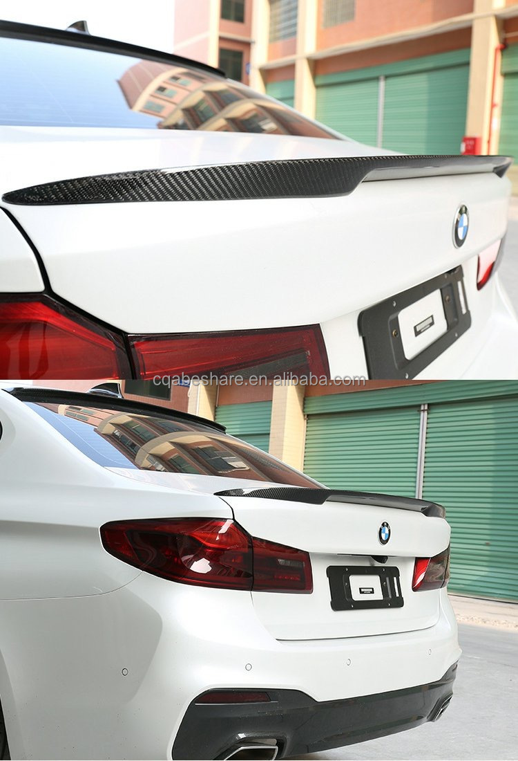 Customizable Carbon Fiber Rear Wing for BMW 5 Series G30 CS M5 Modification Supply