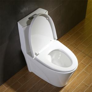 China One Piece Elongated White CUPC Toilet Bowl Siphon Flush Powerful factory