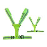 High Visibility Reflective LED Running Riding LED Warning Vest for Road Safety