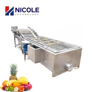 China Industrial Bubble Fruit And Vegetable Washing Machine Cleaner Automatic CE Approved factory