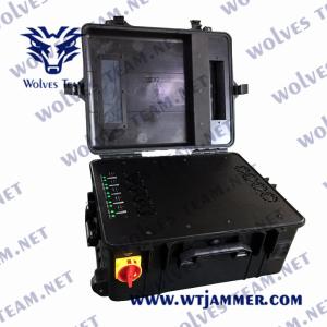 China DDS Multi Band Military 800m 360W Vehicle Bomb Jammer factory