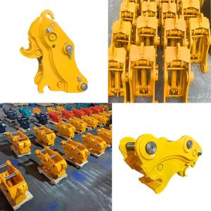 China Reinforced Excavator Manual Quick Coupler Q345B Q35B Material factory