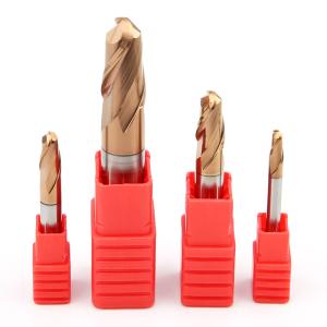 China R1.5 R4.5 Solid Carbide Ball End Mill Milling Cutter Lollipop Round End Mill factory