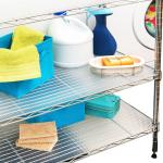 PP Wire Shelf Liner for Iron Shelves Red Table Decoration Accessories Type Mats