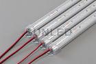 Silver LED Aluminium Profile , LED Strip Light Aluminum Channel OEM Service