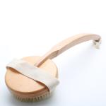 Beech Wood Sisal Bristles Exfoliating Dry Brush For Dry Skin Cleansing