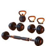 20KGS 40lb Dumbbell Barbell Kettlebell Set That Can Change Weight Cast Iron OEM
