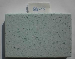 China Colorful Polished Quartz Stone Countertops Slab SGS Certification factory