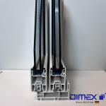 High UV L108 UPVC Profiles For Sliding Window And Door Dimex Lotus