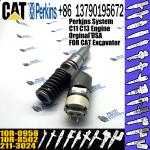 Hot sale fuel common rail injector 211-3024 10R-0958 10R-8502 for Caterpillar