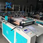 DHPE LDPE PE Zipper Pouch Making Machine 0.75kw High Production Speed