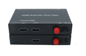 China HDMI Fiber Extender single mode fiber optic media converter 20KM 1080p video Transmitter and Receiver factory