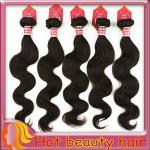 Black 5A Remy Virgin Brazilian Human Hair Extensions Body Wave
