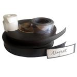 Warehouse C Channel Magnetic Label Holders 3x1'' With White Paper And Clear Film