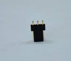 China in-Line pH 1*3 Single Row Pin Au Plated G/F Terminals factory