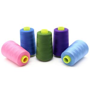 China High Temperature Resistant 40/2 5000Y Polyester Sewing Thread 100% Spun Polyester Yarn factory