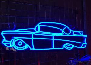 China Acrylic Silica Gel 12VDC 200cm Car Neon Signs For Auto Show factory