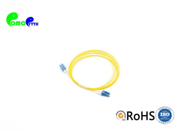 G657B3 Fiber Optic Patch Cables LC - LC Duplex G657B3 9 / 125 900um Yellow Lszh