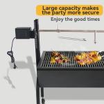 High Temp Easy Moving Outdoor Charcoal Smoker BBQ Grill Trailer with Customized