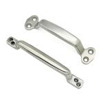 Four Hole Stainless Steel Industrial Pull Handle Silver