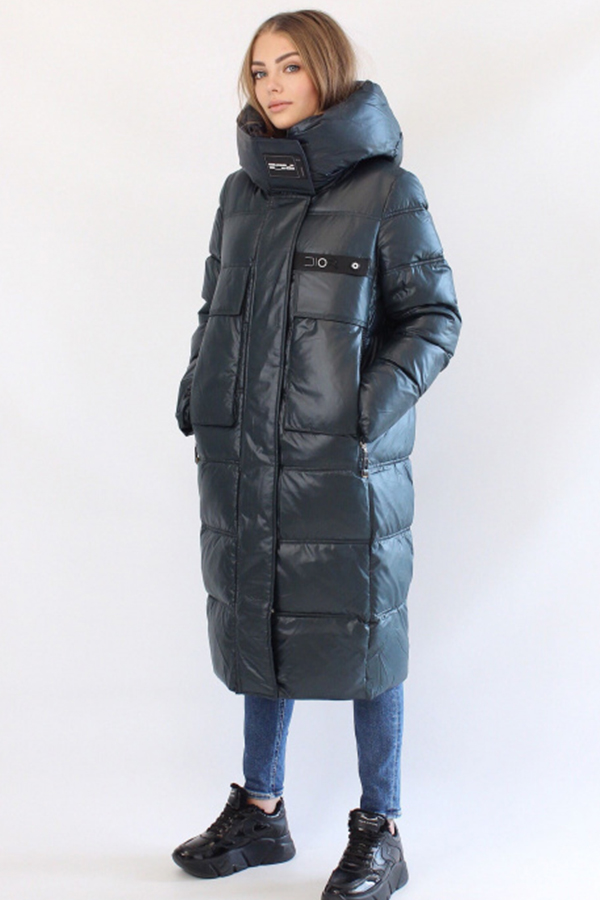 FODARLLOY Women's Winter Outerwear Cotton-Padded Medium-Long Thin Waist Wadded Thick Coat
