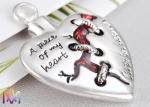 23.5g Heart Memorial Charms For Ashes