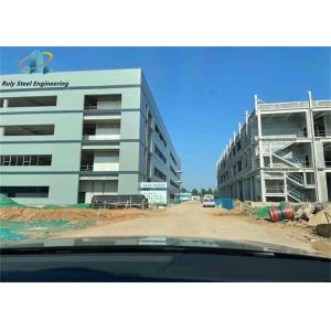 Prefab Multi-Story Steel Hotel Structure Q235B Q355B