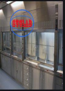 China Microcomputer Control Ducted Laboratory Fume Hood Suppliers with 1000m3/h Air Volume factory