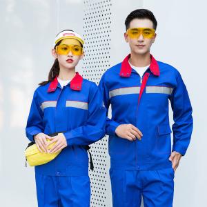 China Long-Sleeve Work Clothes Suit Male Wear-Resistant Factory Clothing Workshop Custom Work Clothes factory