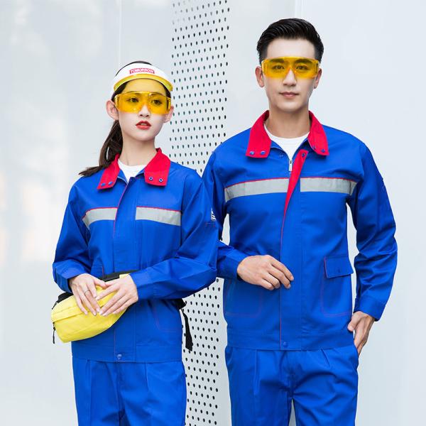 Long-Sleeve Work Clothes Suit Male Wear-Resistant Factory Clothing Workshop