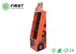 Glossy Lamination Custom Color Printing Folding Cardboard Floor Display Stand