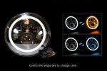 RGB 7 Inch Halo Car Lights 70W Super Bright Angel Eyes IP68 Waterproof