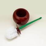 Creative 13x38cm Toilet Cleaner Brush With Holder Bowl Long Handle Household