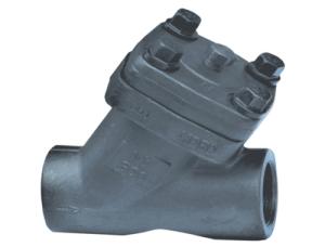 China Threaded and undertake welding Y check valve factory