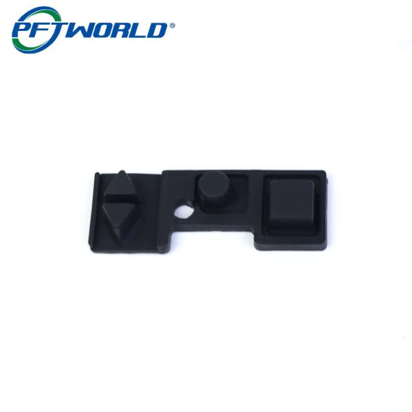 China CNC Machined Plastic Parts Silicone Buttons Custom Injection Molding Service factory