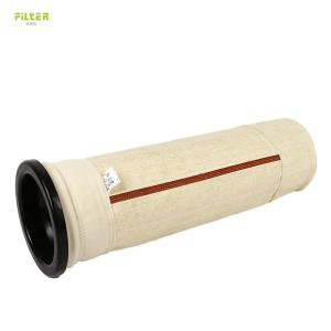 China Customized High Temperature Non-Woven Nomex / Aramid Asphalt Plant Bag Filter For Cement Plant factory