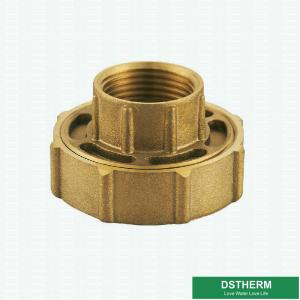 China Brass Color Female Union For Ppr Fittings Customized Designs factory