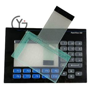China Nice Price NEW 2711-K5A10 Touch Screen Glass with Membrane Keyboard for Panelview 550 factory