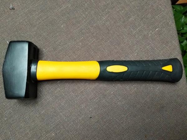 Club Hammer(XL-0093) with painted surface and rubber handle, durable and safe