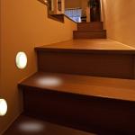 3pcs Pack 3.15in Diameter Battery Operated Motion Sensor Light Indoor