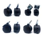 Furniture Nylon Universal 40mm Office Chair Caster Wheels Heavy Duty