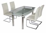 Leather Z Rectangle 0.12m3 68kgs Modern Dining Room Sets