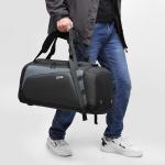 Separate Shoe Compartment Foldable Duffle Bag Dirt Resistant