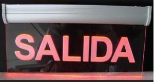 China Led engraved edgelit hanging factory