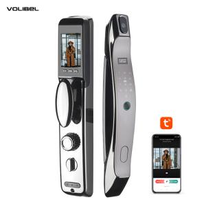 China Wireless Smart Camera Door Lock Tuya Deadbolt Lock With Camera factory