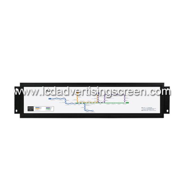 24.6" LCD Advertising Screen , LCD Bar Display 700nits 1920*578 Bus Stretched