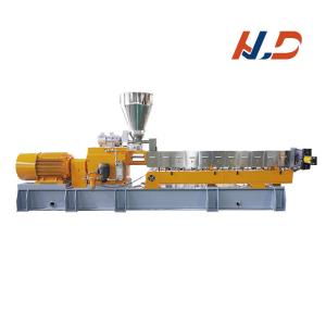 China Plastic EVA Raw Material Thermoplastic Elastomers Twin Screw Granulating Extruder factory