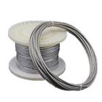 304 Stainless Steel Wire Rope Soft Fishing Lifting Cable 1-25M Length as
