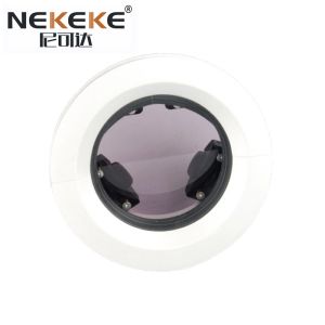 31mm Thick Aluminum Acrylic Marine Window Round Boat Access Hatch UV Resistant