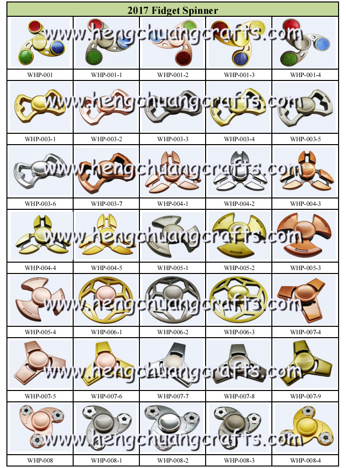 2017 Hot Selling Hand Fidget Finger Spinner,custom your own design fidget spinner
